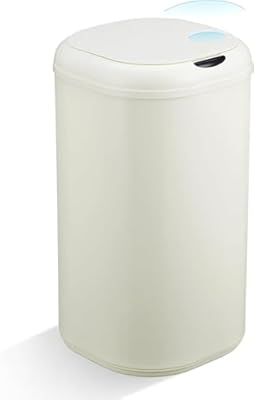 Sunvasagoo Motion Sensor Trash Can, 8 Gallon Automatic Trash Cans Touchless, 30 Liter Touchless Smart Stainless Steel Waste Can, with Lid for Bathroom Bedroom Office