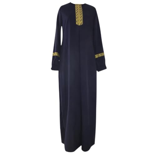 Dubai Abaya Donne Musulmane Djellaba Tinta unita Abito Oriente Ramadan Islamico Kaftan Abaya Matrimonio Serata Arabo Caftano Marocchino Casual Abbigliamento Opaco Djellaba Donna, 01 Marinaio, S Dubai Abaya Donne Musulmane Djellaba Tinta unita Abito Oriente Ramadan Islamico Kaftan Abaya Matrimonio Serata Arabo Caftano Marocchino Casual Abbigliamento Opaco Djellaba Donna, 01 Marinaio, S