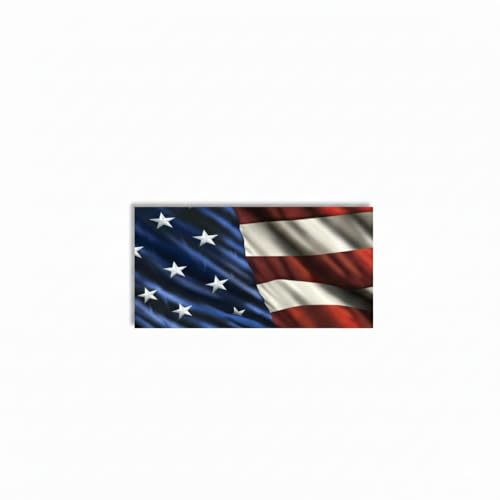 Image of Mossy Oak Graphics 300005 Patriotic American Flag Auto Emblem Skin for Truck or Car