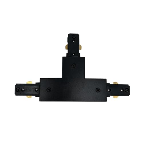 Connecteur de rail H Track 3 fils raccordement T noir circuit unique