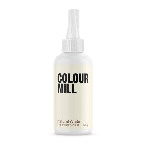 Colour Mill Choco Drip Natural White: Schokoladen-Glasur für Desserts - 125 g