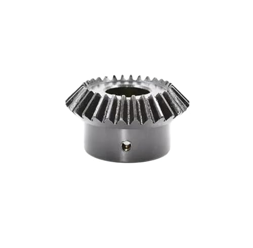 KJOET Industrial Machinery Pinion Gear Bevel Gear 2 Modulus 30Teeth Inner Hole 16 17 18 20 22 24 25 28mm 90 Degree Drive Commutation Steel Gears Steel Gears 2pcs (Color : 30 Teeth, Size : 20mm)