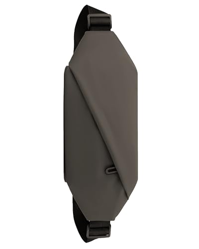 TODREMOU Riñonera para Hombre y Mujer, Gran Riñonera de PU Cuero Impermeable para Deportes, Viajes, Correr, Senderismo, Antirrobo, Elegante, Oro marrón., Grande