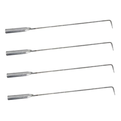 Alipis 4pezzi Attizzatoio Extra Per Da Attrezzi Per Braciere Resistente Alle Temperature Accessori Per e Per Uso Ed Esterno