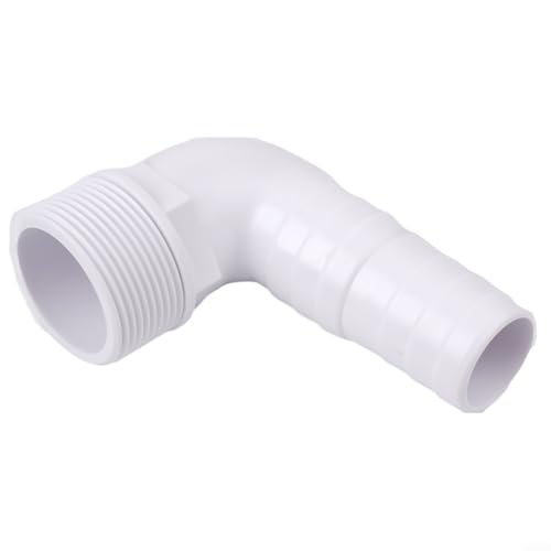 Adaptador de codo de piscina de 1.5 pulgadas, conector 89070 de PVC, para manguera de filtro Swimline, compatible con todos los filtros, bombas, tubos roscados