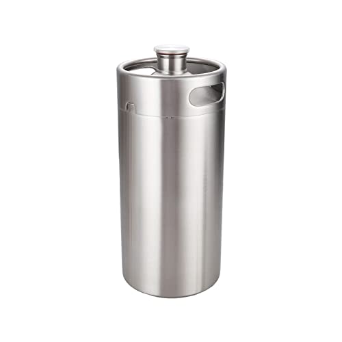 VNSMM Cerveza elaborada Kit Cerveza Mini Barril de Cerveza presurizado Growler, Botella de Vino portátil, elaboración casera de Cerveza, 2/3/6/4/5L, 1 ud.(3.6L)