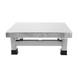 Support stable : utilisable comme marchepied métallique robuste pour le matériel de laboratoire ou comme repose-pieds dans la salle de bain pour l’hygiène quotidienne, ce tabouret offre une performance fiable et résistante en toutes circonstances. petit tabouret pour s’asseoir, tabouret de toilette en acier inoxydable