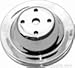 Racing Power Company - R9604 - Chrome Sb Chevy 283-350 V8 Single Groove Water Pump Pulley - Lwp Upper