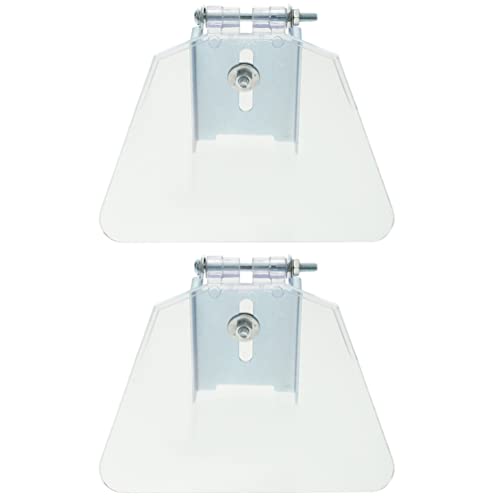 VILLCASE 2pcs Guard Bench Stand Eye Shield Bench 6 Inch Bench 8 Inch Esmeril Bench Replacement Parts Shield Accessories Abs Blindfold