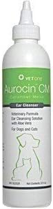 Aurocin CM Ear Cleanser w/Aloe (Cucumber Melon Scent) 8 oz