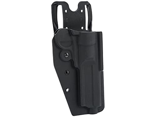 Evike MC Kydex Airsoft Elite Series Pistol Holster for Elite Force H8R Revolver (Model: Black/Blade Tech Duty Drop/Right Hand) Evike MC Kydex Airsoft Elite Series Pistol Holster for Elite Force H8R Revolver (Model: Black/Blade Tech Duty Drop/Right Hand)