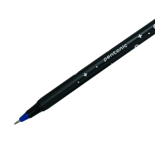 Image of Pentonic Cipher 0.5mm Ball Pen, Tumbler Pack | Blue, Black & Red Ink (Set of 100)
