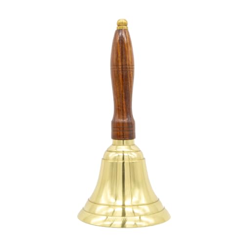 Engravable brass handbell for teachers