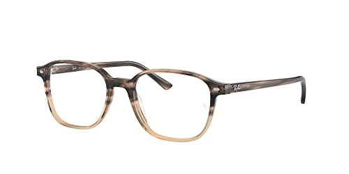 Image of Ray-Ban Unisex Rx5393f Leonard Low Bridge Fit Square Prescription Eyeglass Frames