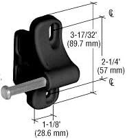 C.R. LAURENCE LLA2BL CRL Black Lokk-Latch "Series 2" for Square Post