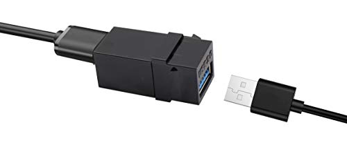 Adaptador USB 3.0 A Keystone Hembra a Hembra 5 unidades miniatura 5