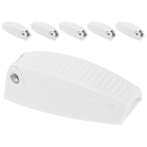 Pestillos de puerta para autocaravana jojofuny, cierres de plástico blanco para ventanas