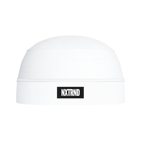 Nxtrnd Football Skull Cap Lightweight & Breathable Beanie Helmet Liner White