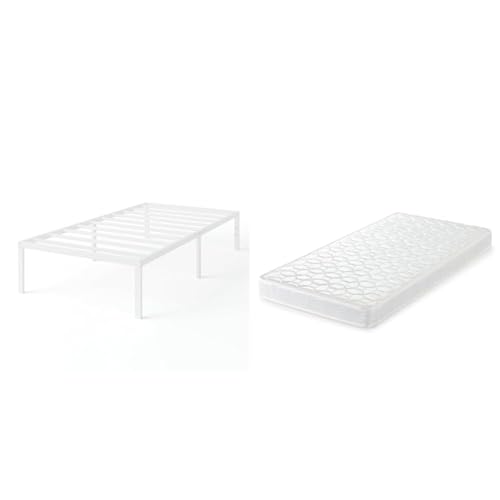 ZINUS�y�Z�b�g�����z[�V��������] Zinus (�W�k�X) Yelena Classic ���^�� �x�b�h�t���[�� �z���C�g +15cm �x�[�V�b�N �|�P�b�g�R�C���}�b�g���X �z���C�g �V���O��/�h��/�p�C�v/���[�X�y�[�X/�H��s�v/�g���ȒP /�y���{��