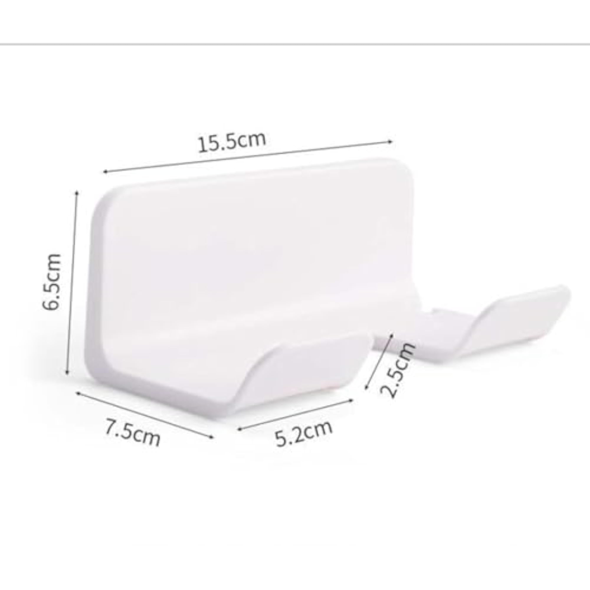 5X Hair Dryer Stand Holder Wall Mount, Bathroom Hook