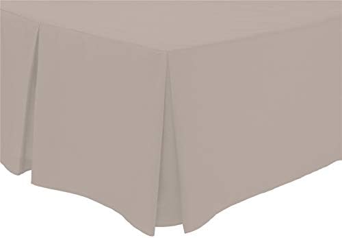 Olivia Rocco Pleated Base Valance Sheet Easy Care Polycotton Base Valances, Single Navy