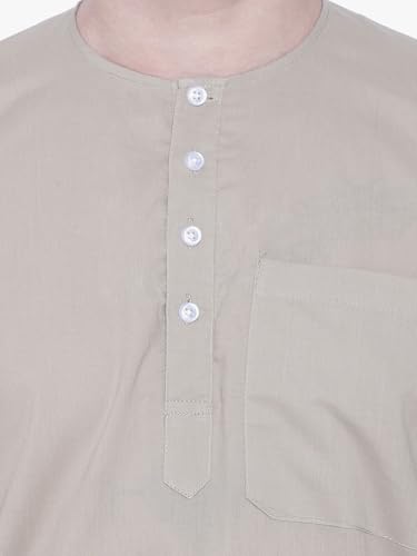 Image of Rajubhai Hargovindas Men's Pure Cotton Short Kurta | Pack of 2 |
