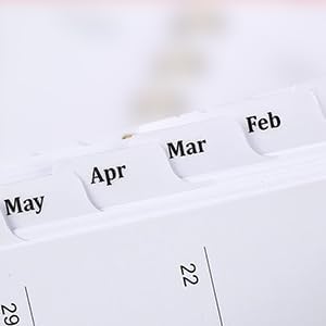 Miniatura 8 de Agenda semanal y mensual 2024, A5 de 8.5 x 6.1 pulgadas, anual de enero de 2024 a diciembre de 2024, encuadernada en espiral con 12 pestañas