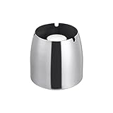 XYJ Cendrier portatif en acier inoxydable avec couvercle, grand jardin de jardin, titulaire de cendres pour fumeurs à l'extérieur du cendrier de vent, cendrier de cigarette pour une utilisation en ext