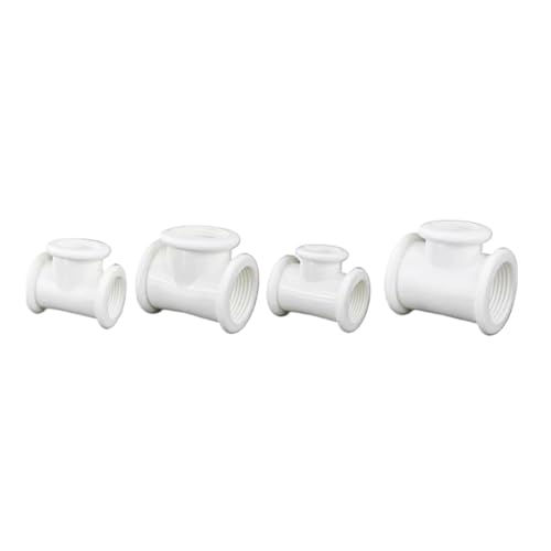 Conector acoplador de plástico tipo T de 3 vías con rosca hembra BSP 3