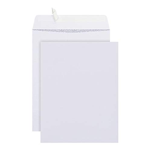 Office Depot Clean Seal(TM) Catalog Envelopes, 10in. x 13in., White With Security Tint, Pack Of 100, 77929