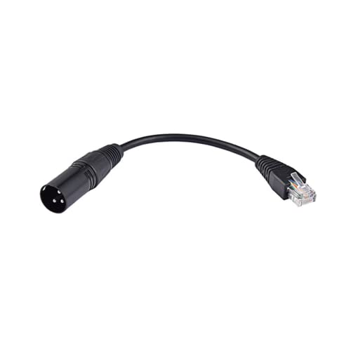 YSJJZRL Cavo adattatore da 30 cm RJ45 maschio a XLR 3 pin maschio/femmina (XLR maschio a 3 pin)
