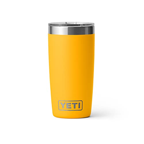 Yeti Rambler 10 Oz Tumbler, Stainless Steel, Vacuum Insulated With Magslider Lid, Alpine Yellow #TOP2