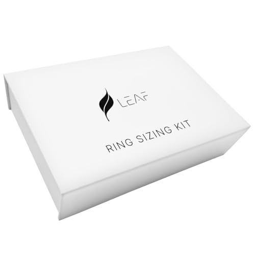 Image of Leaf Halo Smart Ring Sizing Kit | Size First Before You Buy | Includes 6 Sample Ring Sizes for Men, Women | Tracker for Health, Steps, Sleep, Stress, Workouts, Sports, HRV, SPO2 & Temp