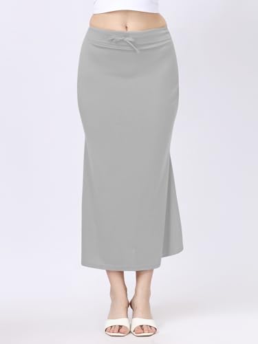 Image of Toochki Stretchable Saree Shapewear Petticoat for Women, Blended Cotton,Petticoat,Skirts for Women,Shape Wear Dress for Saree