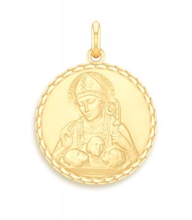 Médaille Saint Nicolas en Or jaune : le bijou protecteur à porter au quotidien