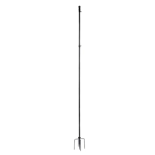 Pôle de drapeau de jardin HEEPDD en acier inoxydable 10 pièces - 2