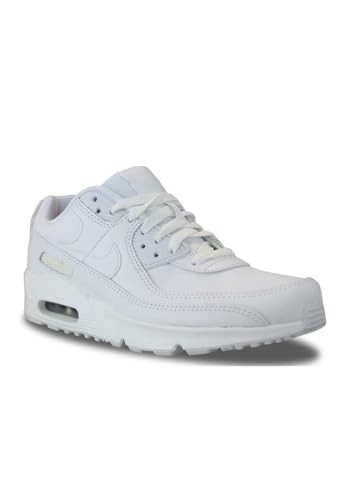 Nike Air Max 90 LTR Big Kids’ Shoes (CD6864-133, White/Metallic Silver/White/White)3