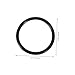Yardwe 6pcs Rubber Bowl Mat Gasket for Singing Bowl Replacement Ring Non-slip Design for Crystals
