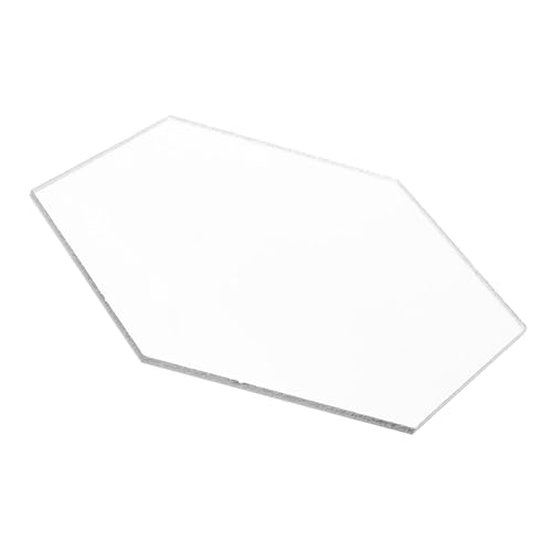 ABOOFAN Espejo de Pared Espejo del baño Irregular del hogar decoración de s de baño para tocador Adhesivo sin Marco Acrílico Transparent