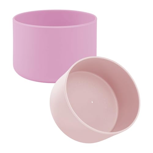 BKBY 2PCS Silicone Boot Compatible with Owala 30oz & 40oz FreeSip Sway Bottles & Tumblers, Protective Anti-Slip Bottom Cover Sleeve for Freesip Sway Tumbler (Peachy Keen)