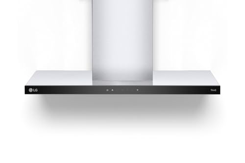 LG Built-in T-Shape Wall Mounted Hood with Touch Control, 90 cm Size, Silver - HC7Z3625S