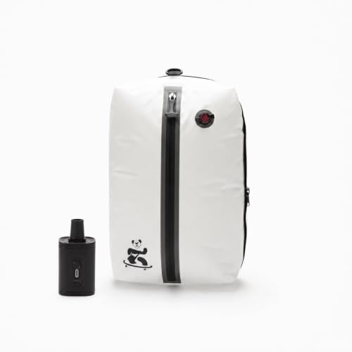 Image of Travel Likes Me Storage Vacuum Bags - Travel Essentials,Clothes Packing,Large Ziplock Bag with Vacuum,AirZip Lock Compression,Backpack Clothing,Space Suction (27 L White and Black-With Air Pump)