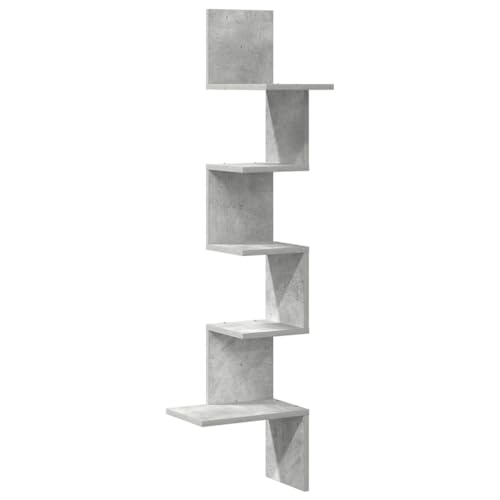 Bois d'ingénierie robuste pour cette étagère d'angle murale compacte - 2