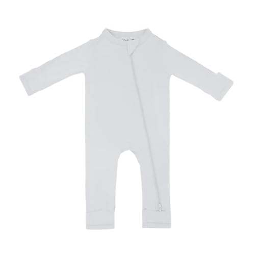 KYTE BABY Unisex Rayon Made From Bamboo Zippered Rompers 0-24 Months