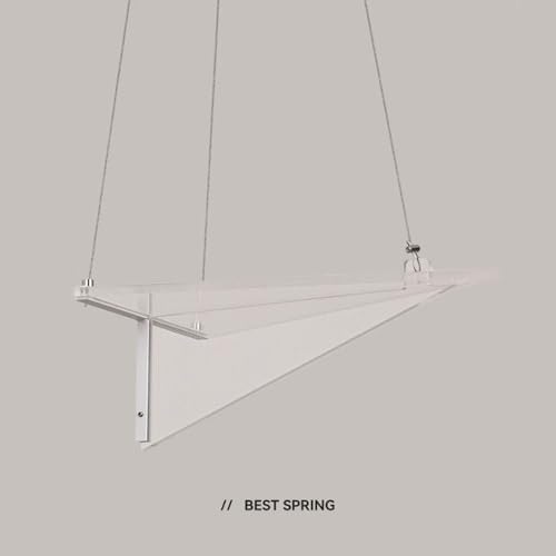 Creative LED Airplane Chandelier – Modern Acrylic Aircraft Pendant Light for Kids' Room, Unique Bedroom Decor, Fun Ceiling Fixture for Children's Spaces