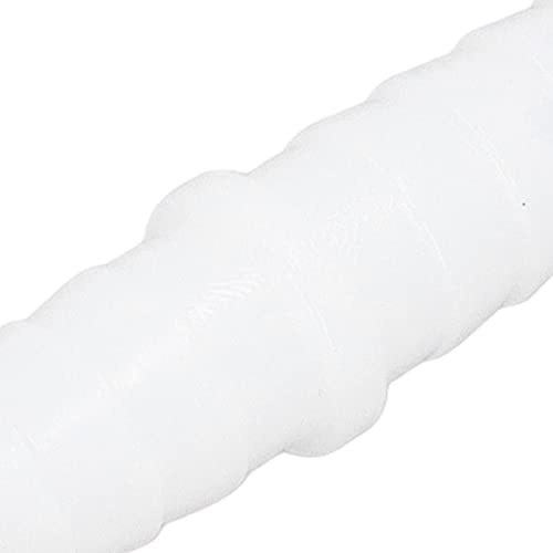 10 Stück Kunststoff-Schlauchnippel, Gerade, Gleich, mit Widerhaken, Splicer, Mender, Rohrverbindung, Verbindungsadapter für Luft, Wasser, Kraftstoff, Weiß(9-9mm through)