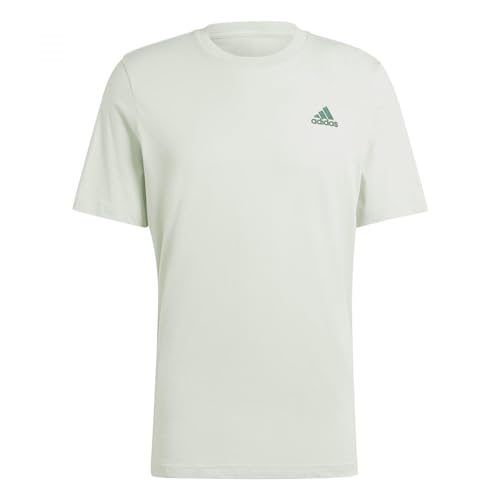 Uomo Essentials Single Jersey Embroidered Small Logo Tee linen verde S