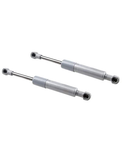 Gedotec 2x Gasdruckfeder 250N - Kesseböhmer Gasdruckdämpfer für HSB Hochschwenkbeschlag - Stoßdämpfer für Klappe, Schranktür & Küchenschrank, Kompressionsfeder mit Anleitung