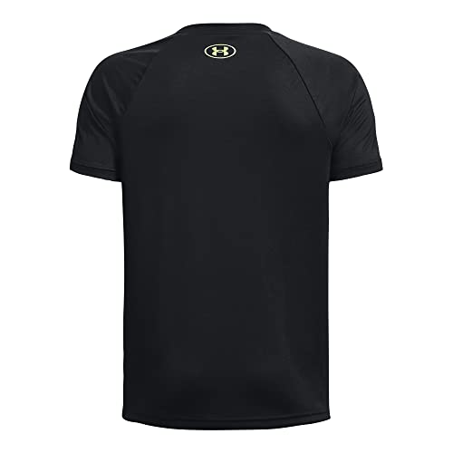Image of Under Armour Boys' Tech Hybrid Printed Fill Short-Sleeve T-Shirt