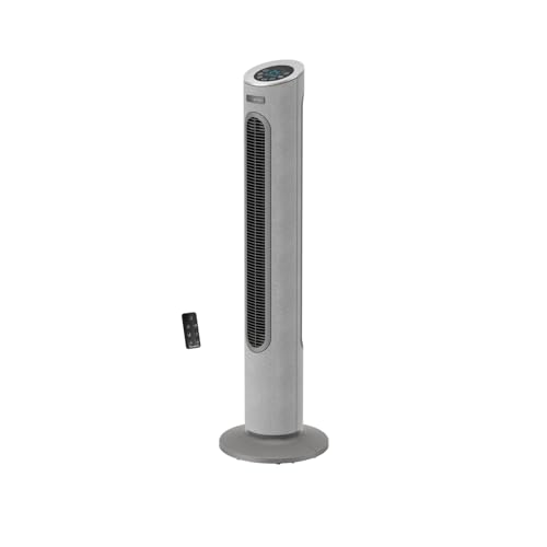 Rowenta Eole Home Ventilateur colonne, Puissant, 40 dB(A), 7 vitesses, 3 modes manuels, Ecran de contrôle LED, Timer 12 h, Oscillation automatique, Télécommande incluse VU6980F0
